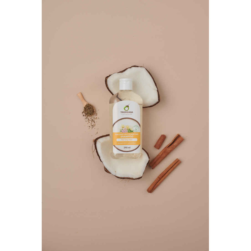 Tropicana Coconut Oily Clarifying Shampoo (לשיער שמן) Coconut Oily Clarifying Shampoing 290 מ"ל מתאילנד