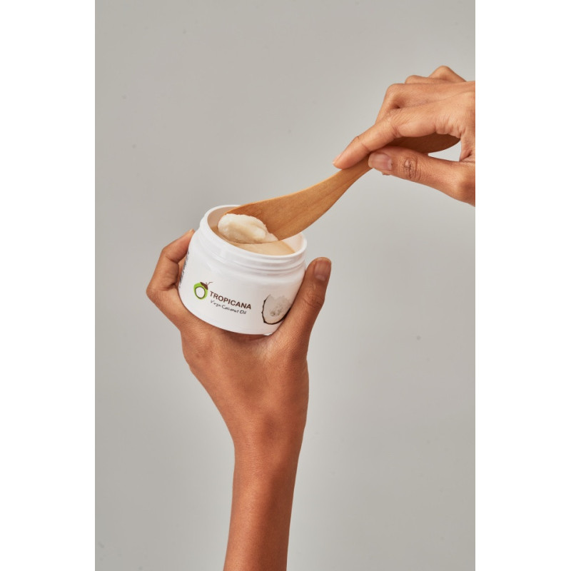 Tropicana Coconut Desiccated Scrub til ansigt og krop (Ikke parabener) 120 g fra Thailand