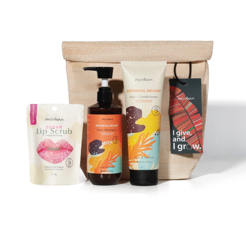 Coffret cadeau de soins corporels naturels Tropical Serie Set de Thai Wisdom Beauty 02 de Thaïlande Coffret cadeau de soins corporels naturels Tropical Serie Set de Thai Wisdom Beauty 02 de Thaïlande