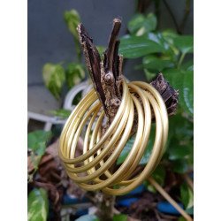 Solid Brass Bangle Bracelets - From Thailand