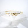 18K Stainless Steel Infinity Bracelet - From Thailand
