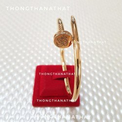 Thailand Stainless Steel Nail Bracelet with Diamonds