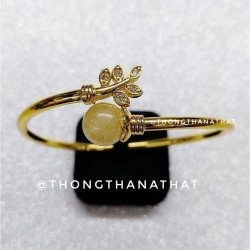 Enchanting Olive Leaf Gold Bracelet for Thailand