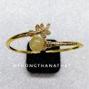Enchanting Olive Leaf Gold Bracelet for Thailand