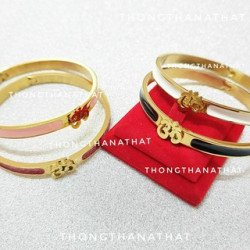 Thai Enamel Om & Ganesha Bracelets