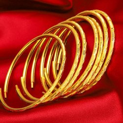 Stylish Thai Gold Plated Brass Bracelet for Women