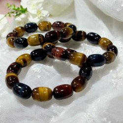 Three-Colored Tiger Eye Stone bracelet - From Thailand