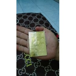 Gold Foil Amulet of Master Pae Rongsi - From Thailand