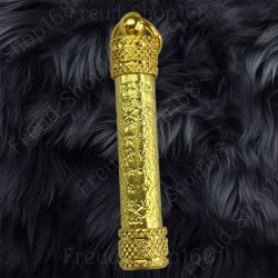 Gold Amulet with Koh Phet Talisman - From Thailand