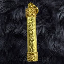 Gold Amulet with Koh Phet Talisman - From Thailand