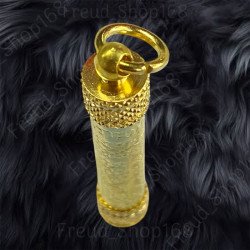 Gold Amulet with Koh Phet Talisman - From Thailand