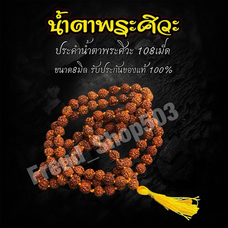 Shiva's Tear Prayer Beads - From Thailand